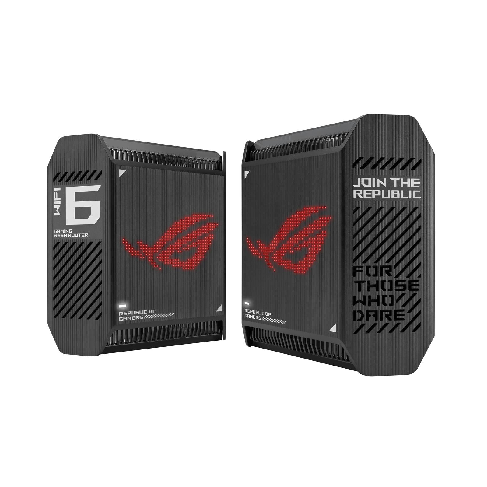 ASUS ROG Rapture GT6 AX10000 2er Set Tri-Band Gaming Mesh WiFi System kombinierbarer Router (Tethering als 4G und 5G Rou ASUS ROG Rapture GT6 AX10000 2er Set Tri-Band Gaming Mesh WiFi System kombinierbarer Router (Tethering als 4G und 5G Rou